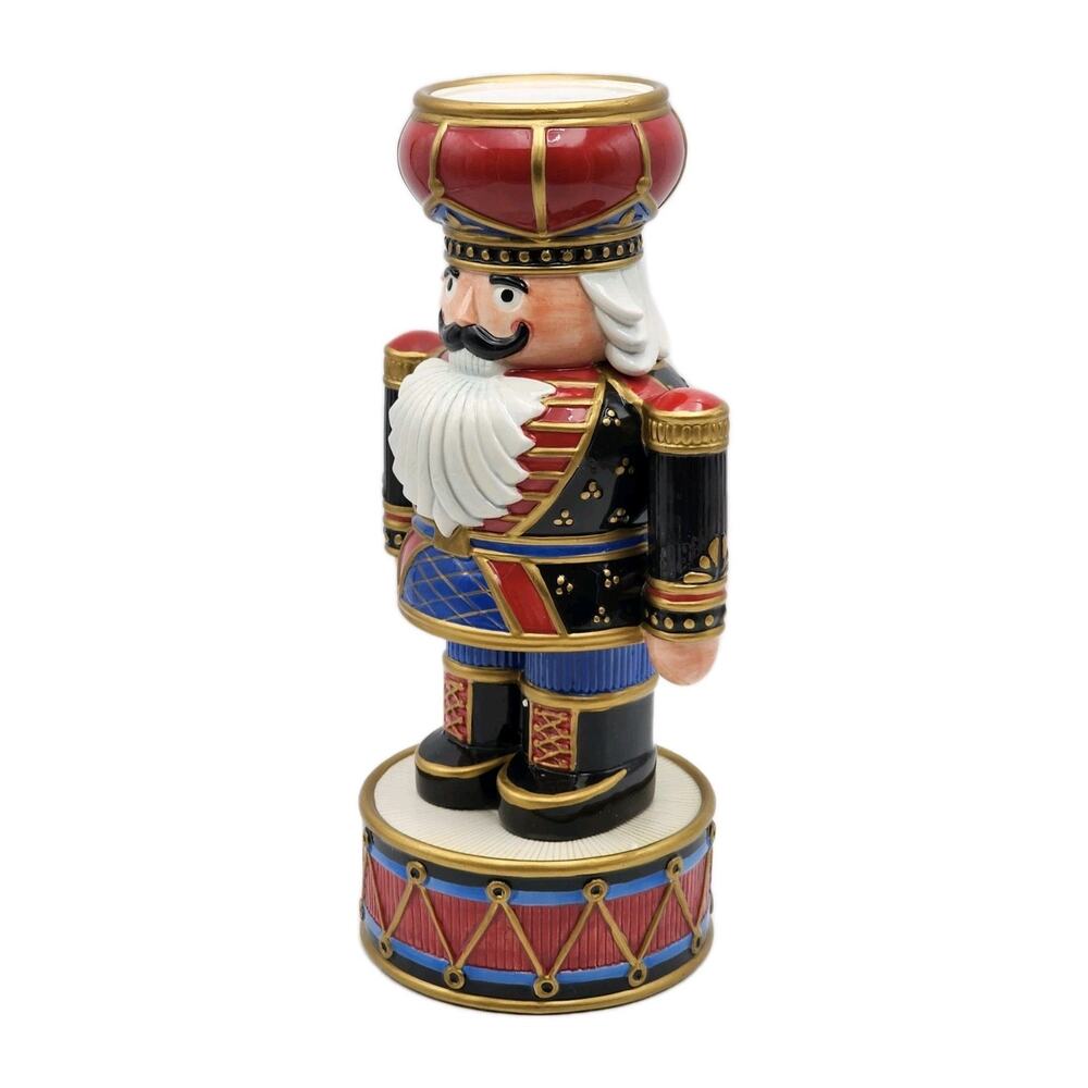 Fitz And Floyd Nutcracker Small Candleholder 13" Original Box 619/396 VTG 2005 - Picture 6 of 16